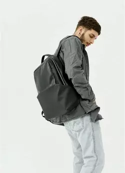 Мужской рюкзак Sambag Dart черный с перфорацией