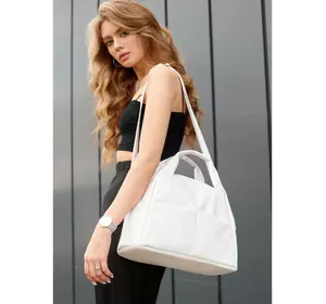 Жіноча спортивна сумка Sambag Vogue BQS біла