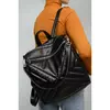 Женский рюкзак-сумка Sambag Trinity строченный black