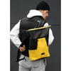 Мужской рюкзак ролл Sambag RollTop X Черный с желтым