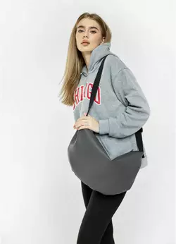 Жіноча сумка Sambag HOBO Bag-glove графітова