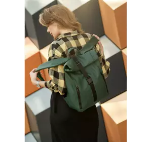 Жіночий рюкзак Sambag RollTop One зелений