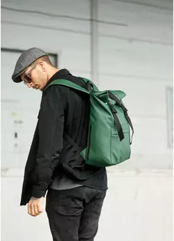 Мужской рюкзак ролл Sambag RollTop Milton зеленый