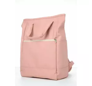 Женская сумка-рюкзак Sambag Шоппер пудра