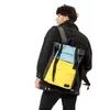 Рюкзак ролл Sambag RollTop LTH блакитний з жовтим