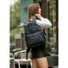 Жіночий рюкзак Sambag Brix PJT  чорний тканевий принт