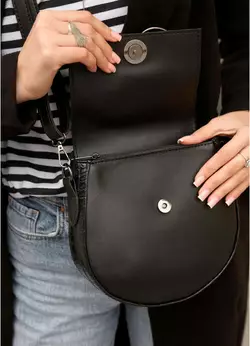 Женская сумка Leoma Circle черная