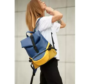 Женский рюкзак Sambag ReneDouble желто-голубой