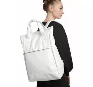 Женская сумка-рюкзак Sambag Shopper белая