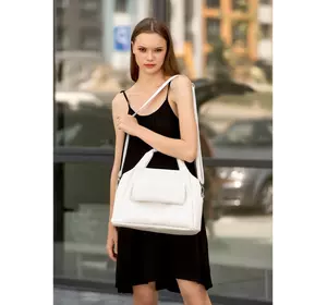 Женская спортивная сумка Sambag Vogue BKS белая