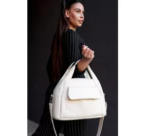 Женская спортивная сумка Sambag Vogue BKS молочная