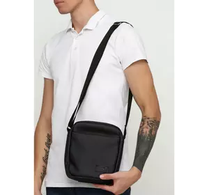 Чоловіча сумка через плече месенджер Sambag Makros чорна